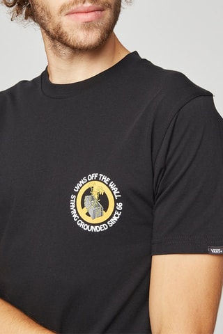 T-shirt Staying Grounded Zwart en Wit