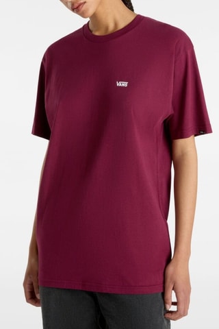 T-shirt Left Chest - Bordeauxrood