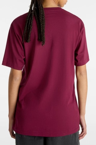 T-shirt Left Chest - Bordeauxrood