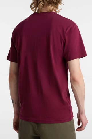 T-shirt Left Chest - Bordeauxrood
