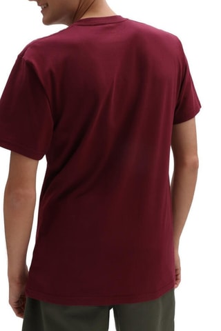 T-shirt Left Chest - Bordeauxrood