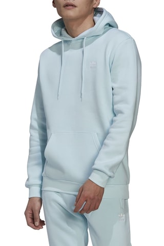 Sweater met Capuchon Trefoil Essentials - Hemelsblauw