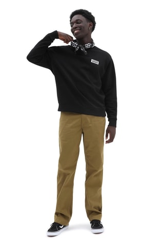 Sweater Relaxed Fit Crew - Zwart