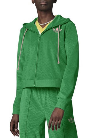 Velours Sweater Adicolor Heritage Now - Groen