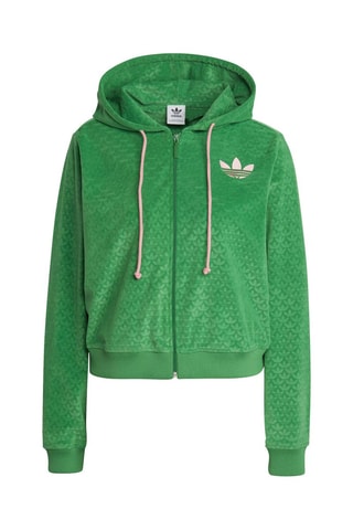 Velours Sweater Adicolor Heritage Now - Groen