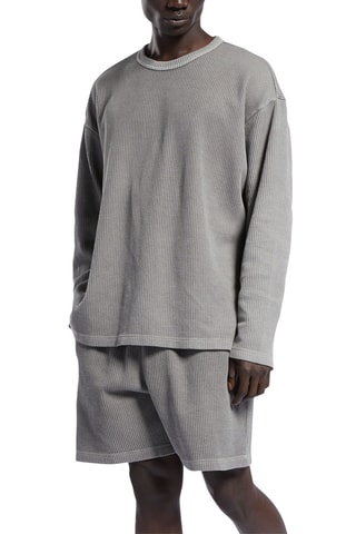 Sweater CL ND Waffle Grijs