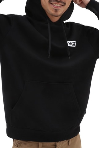 Sweater met Capuchon Relaxed Fit - Zwart