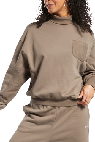 Sweater CL WDE Cotton FT Coverup Bruin