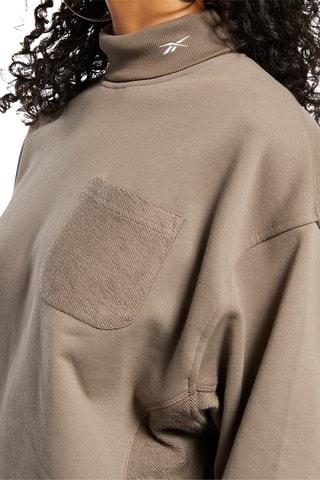 Sweater CL WDE Cotton FT Coverup Bruin