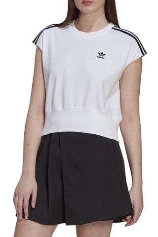 Sweater Waist Cinch Tee Wit