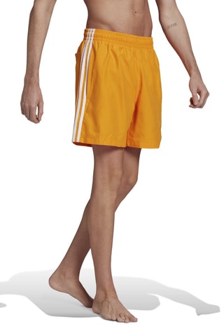Zwemshort Adicolor Classics 3-Stripes - Mosterdgeel