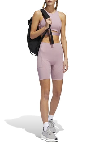 Wielrenbroekje Hoge Taille Yo 4e Sho Tig - Roze