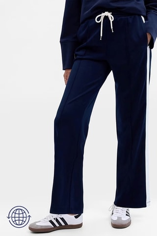 Pantalon taille haute - Bleu marine