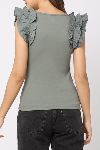 Top - Vert olive