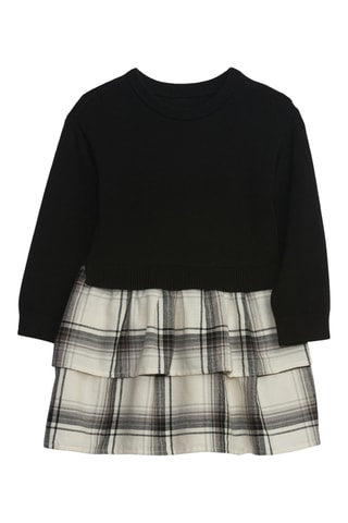 Robe trompe-l’œil - Ecru