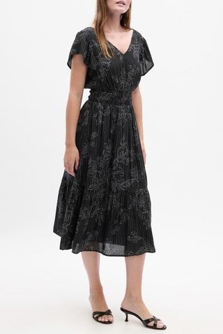 Robe plissée - Noir