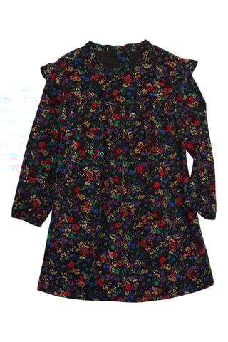 Robe - Rouge et vert foncé