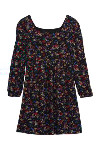 Robe - Rouge et vert foncé
