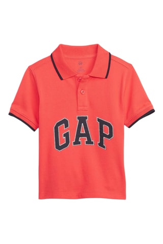 Polo en coton biologique - Corail