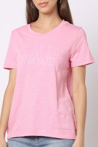 T-shirt en coton biologique - Rose