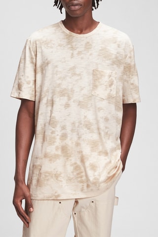 T-shirt tie and dye - Ecru