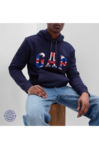 Sweat à capuche - Bleu marine