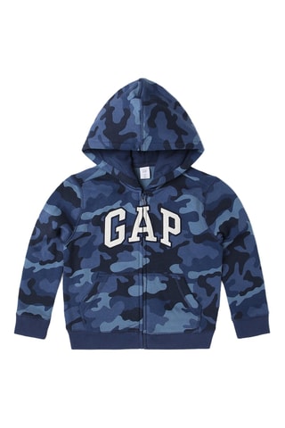 Sweat à capuche - Bleu