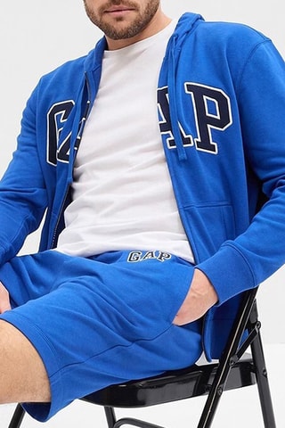 Sweat à capuche - Bleu cobalt