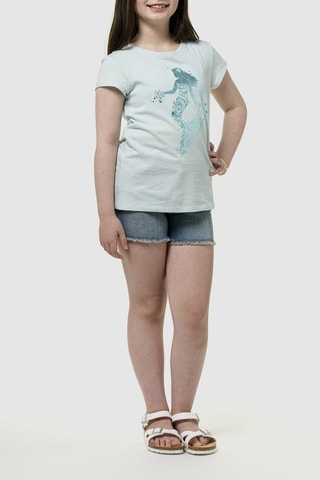 Short en jean - Bleu cobalt