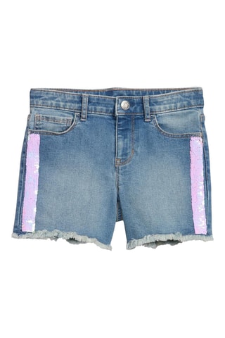 Short en jean - Ciel