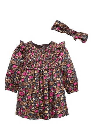 Bandeau et robe - Marron