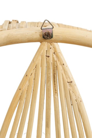 Etagère murale 2 niveaux - En rotin - 60 x 15 cm