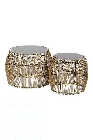 2 tables d’appoint Solor - 46 x 32 cm/33 x 30 cm
