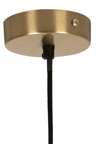 Suspension Ardecor - Doré et rouge brique - 2 x 15 W