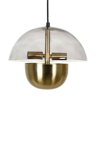 Suspension Ardecor - Doré et gris - 2 x 15 W