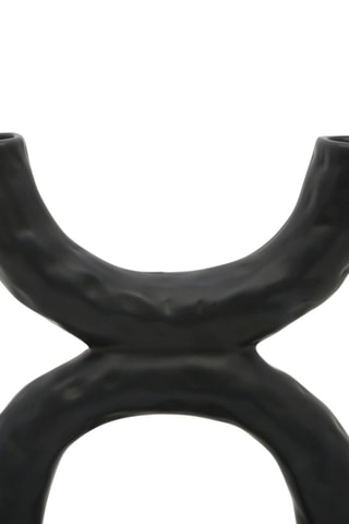 Vase Arty Folk - 20 cm - Noir