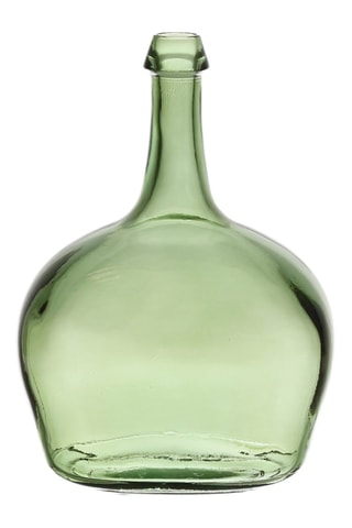 Vase dame-jeanne Comete - 26 cm - Vert