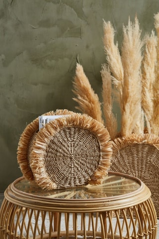 2 paniers Cuzco - 54 x 22 x 46 et 38 x 18 x 32 cm - Naturel