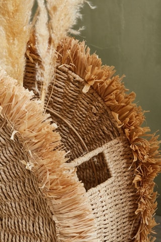 2 paniers Cuzco - 54 x 22 x 46 et 38 x 18 x 32 cm - Naturel
