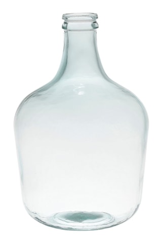 Vase dame jeanne Comete - 27 cm- Transparent