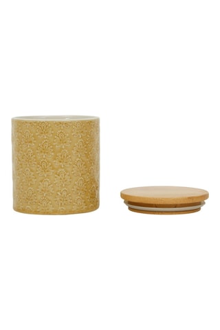 2 pots en grès Golden - 10 x 13,5/10 x 10,5 cm