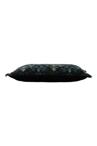 Housse de coussin en velours - Bleu marine - 50 x 30 cm