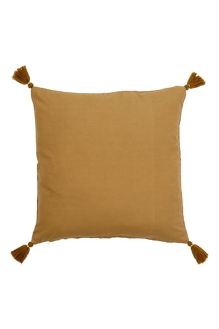 Housse de coussin en velours Golden - Marron - 45 x 45 cm
