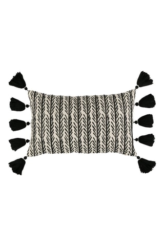 Housse de coussin Romance Vegetal - Blanc - 50 x 30 cm
