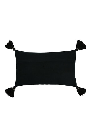 Housse de coussin Ligne - Noir - 50 x 30 cm