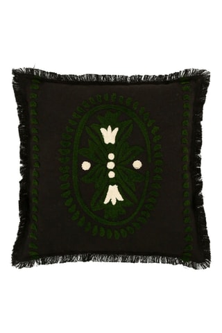 Housse de coussin Romance - Noir - 45 x 45 cm