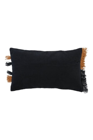 Housse de coussin Courba - Camel et noir - 50 x 30 cm