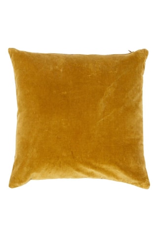 Housse de coussin en velours Golden - Marron - 45 x 45 cm