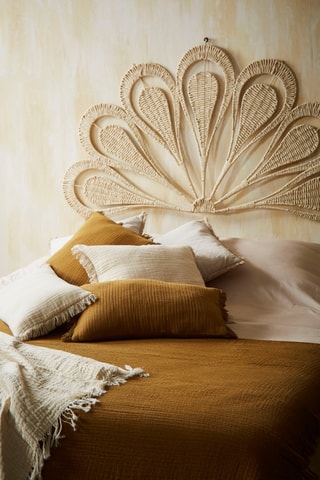 Housse de coussin Earth Notes - Moutarde - 45 x 45 cm