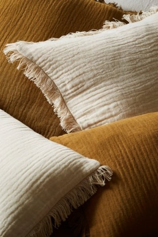 Housse de coussin Earth Notes - Moutarde - 45 x 45 cm